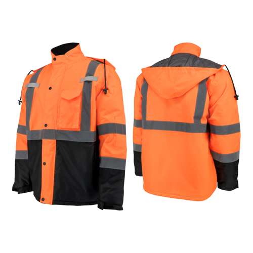 SJ411QB-3 SJ411QB Class 3 Economy Parka with Quilted Lining