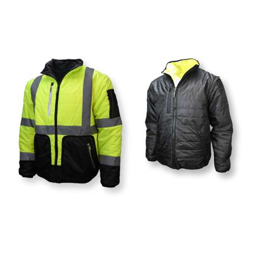 SJ510 SJ510 Quilted Reversible Four-in-One Jacket with Zip-Off Sleeves