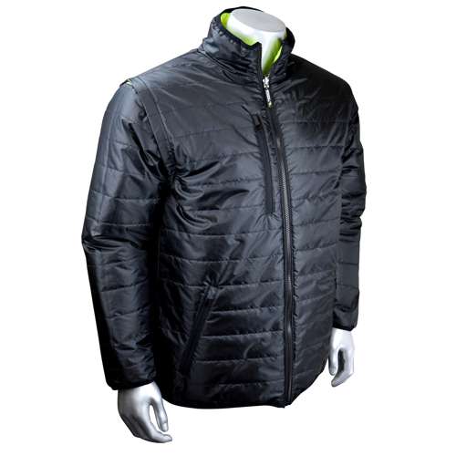 SJ510X-3 SJ510X-3 Quilted Reversible Jacket with Zip-Off Sleeves X-Back