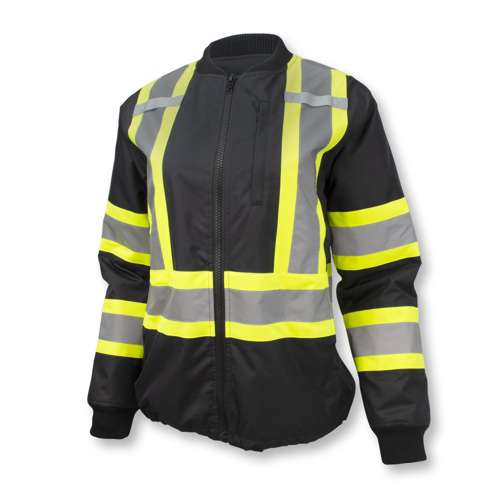 Radians SJ910B-1ZGW SJ910B-1ZGW Women’s Class 1 Hi-Vis Bomber Jacket ANSI Class 1 - Safety Jacket