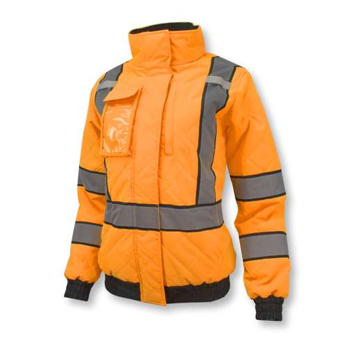 SJ930-3 SJ930-3ZOW Women's Class 3 Quilted Bomber Jacket