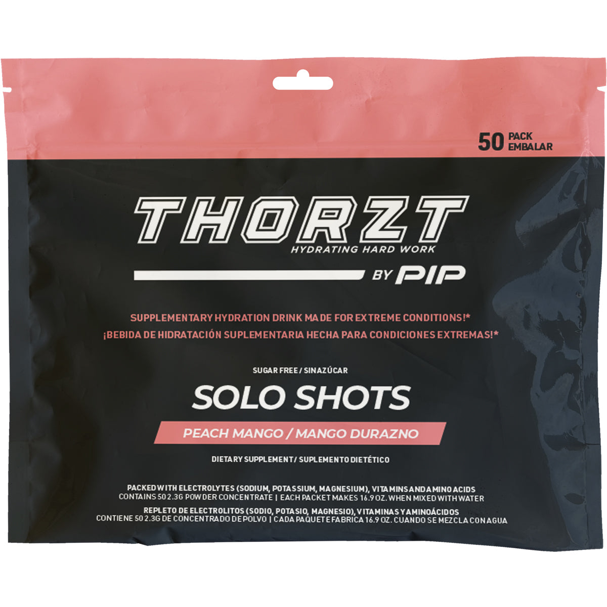 SSSFPM Sugar Free Solo Shots - Peach Mango