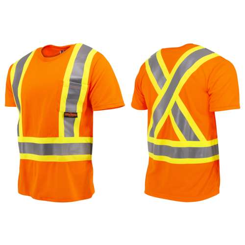 ST11X-2 ST11X Class 2 Short Sleeve Safety T-Shirt X-Back