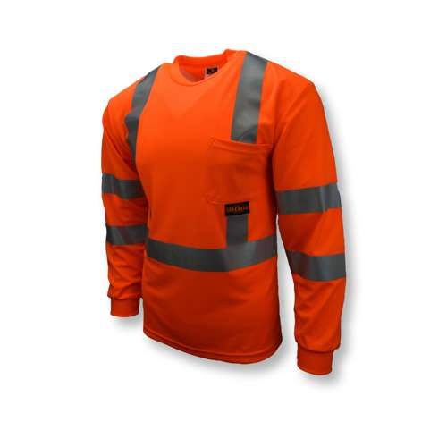 Radians ST21-3 ST21 Class 3 Long Sleeve T-Shirt with Max-Dri™ ANSI Class 3 - Safety Shirt