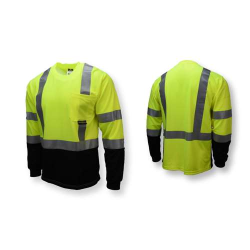 ST21B ST21B Type R Class 3 Long Sleeve Black Bottom T-Shirt