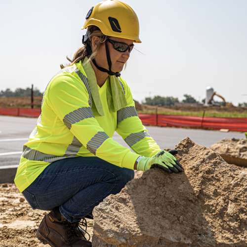 ST21W-3 ST21 Class 3 High Visibility Women's Long Sleeve T-Shirt with Max-Dri™