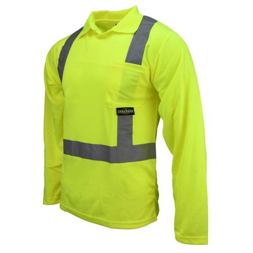 ST22 ST22 Class 2 High Visibility Long Sleeve Safety Polo Shirt