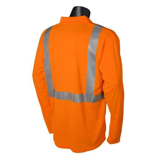 ST22 ST22 Class 2 High Visibility Long Sleeve Safety Polo Shirt