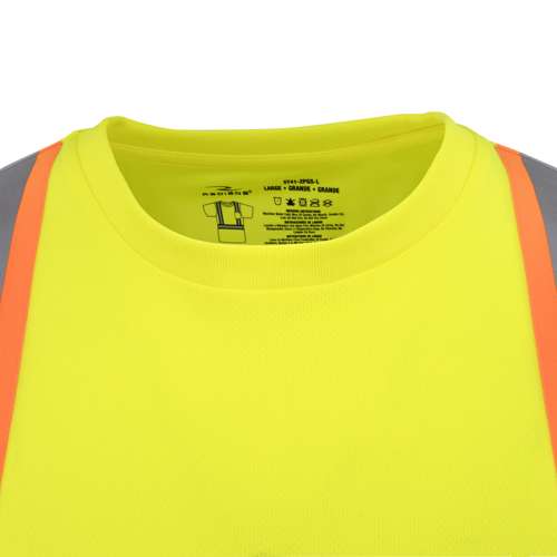 ST41-2 ST41-2 Class 2 Mesh Short Sleeve T-Shirt with Contrast Trim