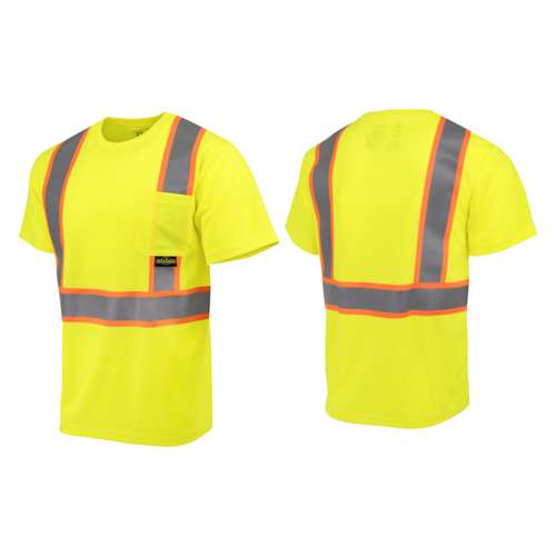 ST41-2 ST41-2 Class 2 Mesh Short Sleeve T-Shirt with Contrast Trim