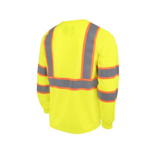 ST41-3 ST41-3 Class 3 Mesh Long Sleeve T-Shirt with Contrast Trim