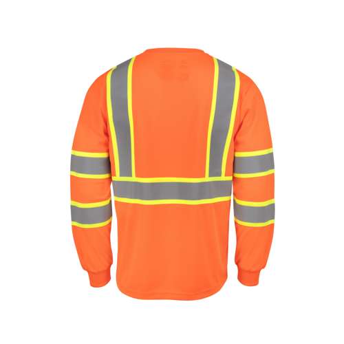 ST41-3 ST41-3 Class 3 Mesh Long Sleeve T-Shirt with Contrast Trim