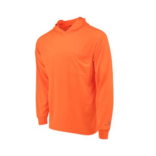 ST61-N ST61-N Hooded Non Rated Mesh Long Sleeve T-Shirt