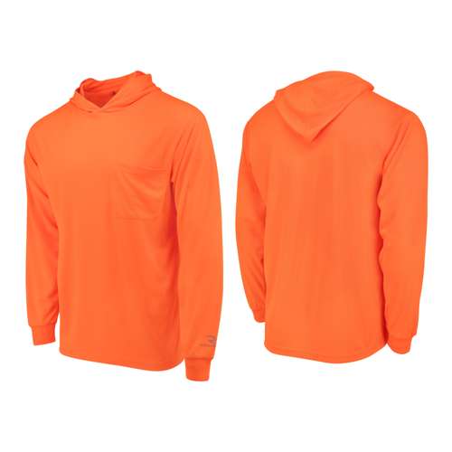 ST61-N ST61-N Hooded Non Rated Mesh Long Sleeve T-Shirt