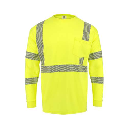 ST921 ST921 Men's Long Sleeve FR T-shirt with Class 3 Segmented Reflective Tape