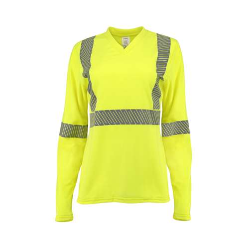 ST921W ST921W Women's Type R Class 3 Segmented Reflective Long Sleeve FR T-shirt