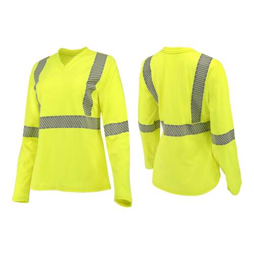 ST921W ST921W Women's Type R Class 3 Segmented Reflective Long Sleeve FR T-shirt