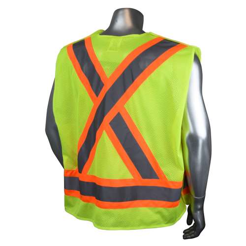 SV020X-2 SV020X-2 Heavy Duty 7-Pocket Tear Away Cruiser Vest X-Back