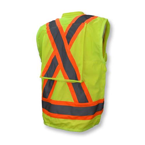SV030X-2 SV030X-2 Heavy Duty 10-Pocket Cruiser Vest with Back Pouch X-Back