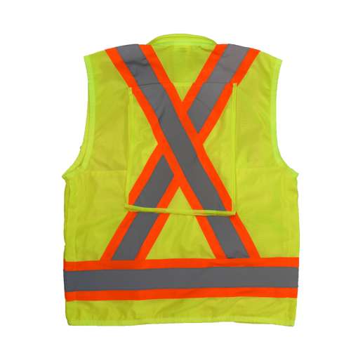 SV030X-2 SV030X-2 Heavy Duty 10-Pocket Cruiser Vest with Back Pouch X-Back