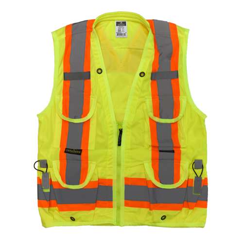 SV030X-2 SV030X-2 Heavy Duty 10-Pocket Cruiser Vest with Back Pouch X-Back