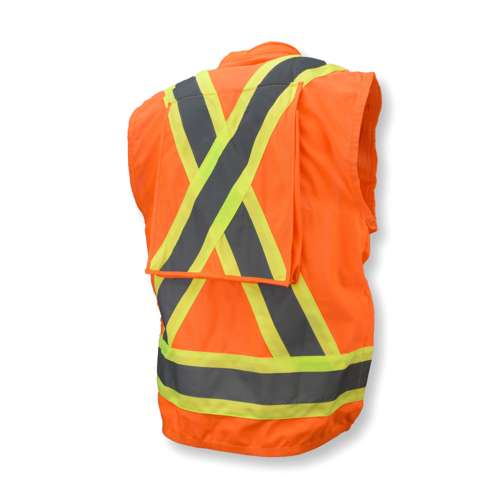 SV030X-2 SV030X-2 Heavy Duty 10-Pocket Cruiser Vest with Back Pouch X-Back