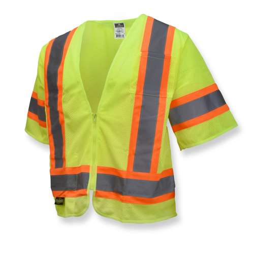 SV22-3 SV22-3 Economy Type R Class 3 Mesh Safety Vest with Two-Tone Trim