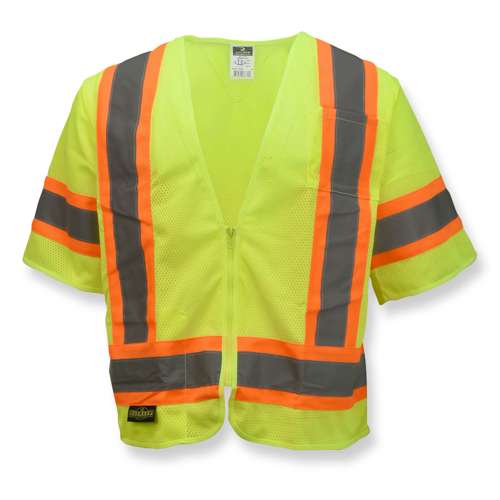 SV22-3 SV22-3 Economy Type R Class 3 Mesh Safety Vest with Two-Tone Trim