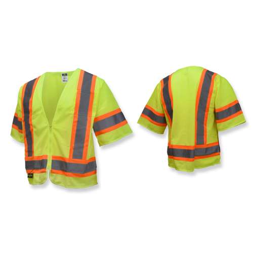 SV22-3 SV22-3 Economy Type R Class 3 Mesh Safety Vest with Two-Tone Trim