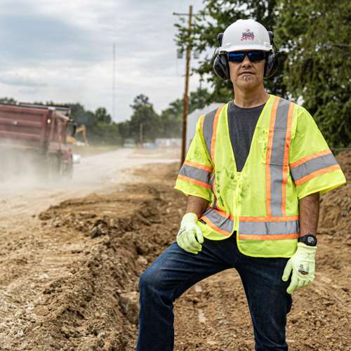 SV22-3 SV22-3 Economy Type R Class 3 Mesh Safety Vest with Two-Tone Trim