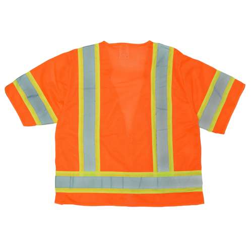 SV22-3 SV22-3 Economy Type R Class 3 Mesh Safety Vest with Two-Tone Trim