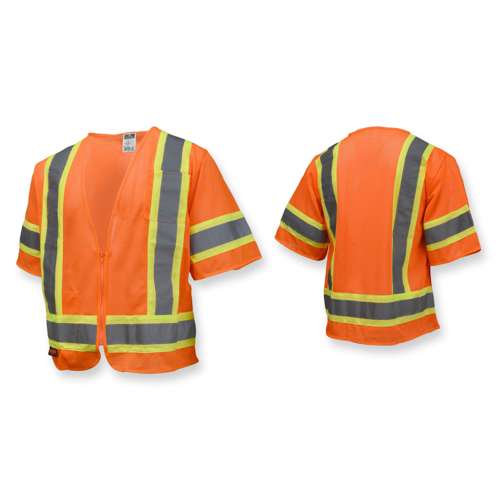 SV22-3 SV22-3 Economy Type R Class 3 Mesh Safety Vest with Two-Tone Trim