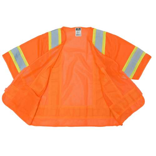 SV22-3 SV22-3 Economy Type R Class 3 Mesh Safety Vest with Two-Tone Trim