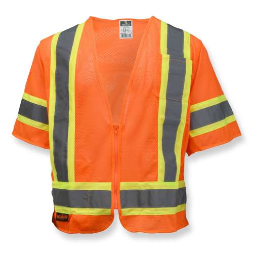 SV22-3 SV22-3 Economy Type R Class 3 Mesh Safety Vest with Two-Tone Trim