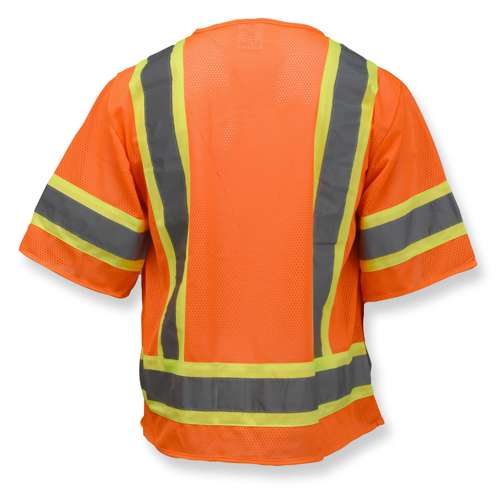 SV22-3 SV22-3 Economy Type R Class 3 Mesh Safety Vest with Two-Tone Trim