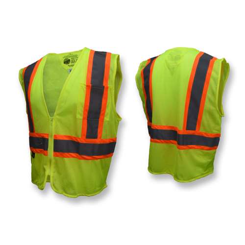 SV225 SV225 Class 2 Self Extinguishing Two-Tone Trim Mesh Safety Vest