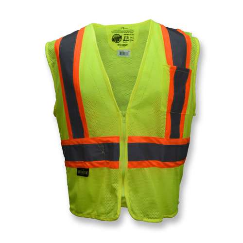 SV225 SV225 Class 2 Self Extinguishing Two-Tone Trim Mesh Safety Vest