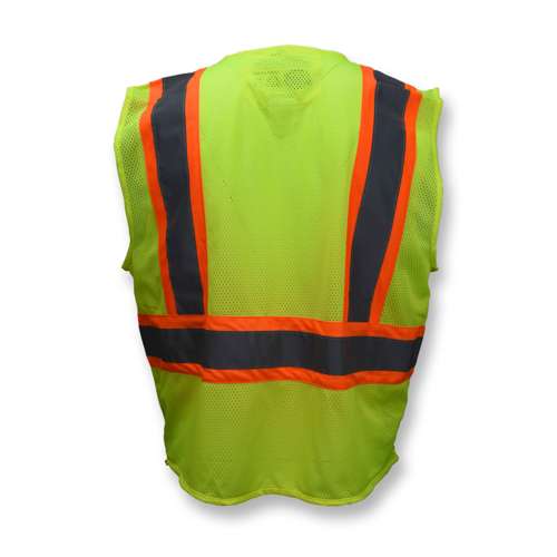 SV225 SV225 Class 2 Self Extinguishing Two-Tone Trim Mesh Safety Vest