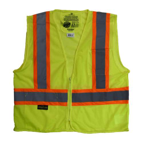 SV225 SV225 Class 2 Self Extinguishing Two-Tone Trim Mesh Safety Vest