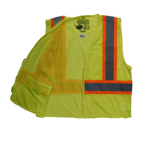SV225 SV225 Class 2 Self Extinguishing Two-Tone Trim Mesh Safety Vest