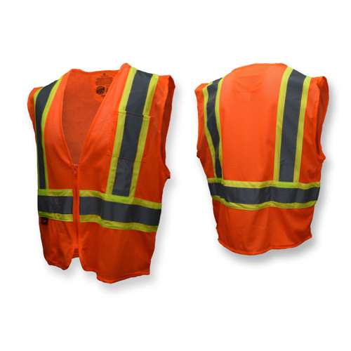 SV225 SV225 Class 2 Self Extinguishing Two-Tone Trim Mesh Safety Vest