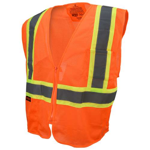 SV225 SV225 Class 2 Self Extinguishing Two-Tone Trim Mesh Safety Vest
