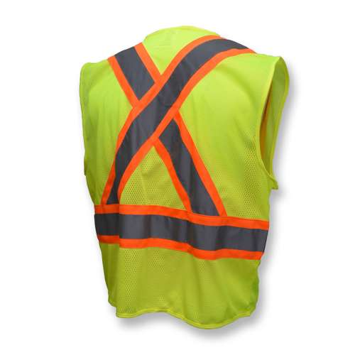 SV22X SV22X Economy Mesh X-Back Type R Class 2 Safety Vest with Two-Tone Trim