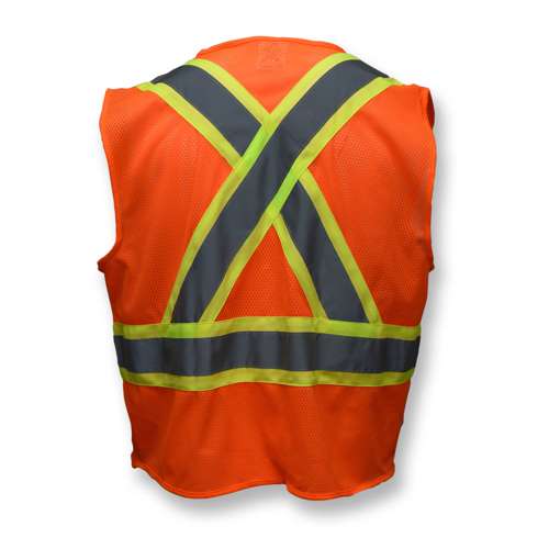 SV22X SV22X Economy Mesh X-Back Type R Class 2 Safety Vest with Two-Tone Trim