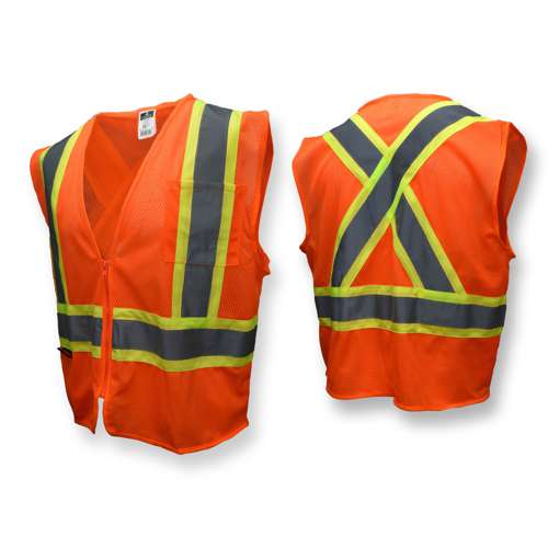 SV22X SV22X Economy Mesh X-Back Type R Class 2 Safety Vest with Two-Tone Trim