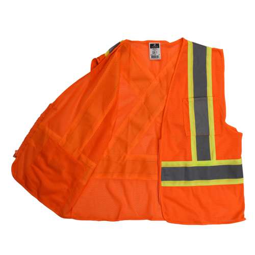SV22X SV22X Economy Mesh X-Back Type R Class 2 Safety Vest with Two-Tone Trim