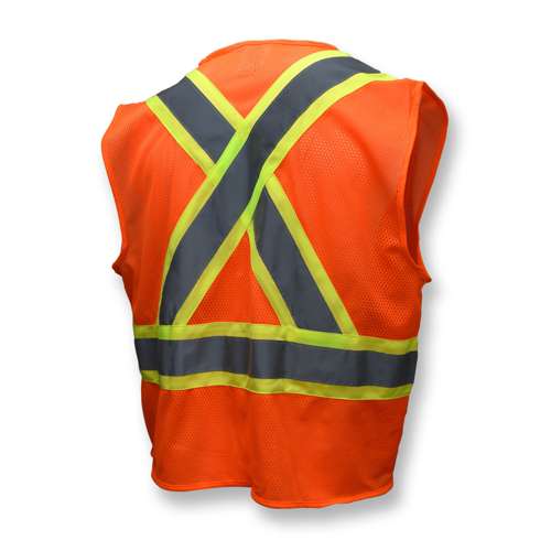 SV22X SV22X Economy Mesh X-Back Type R Class 2 Safety Vest with Two-Tone Trim