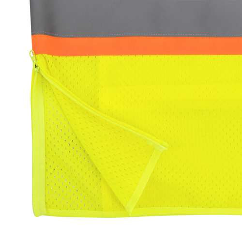 SV232-3 SV232-3 Two Tone Surveyor Type R Class 3 Mesh Safety Vest with Dual Side Zippers
