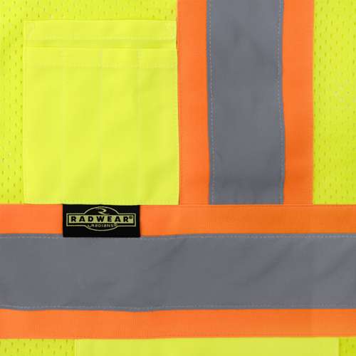 SV232-3 SV232-3 Two Tone Surveyor Type R Class 3 Mesh Safety Vest with Dual Side Zippers