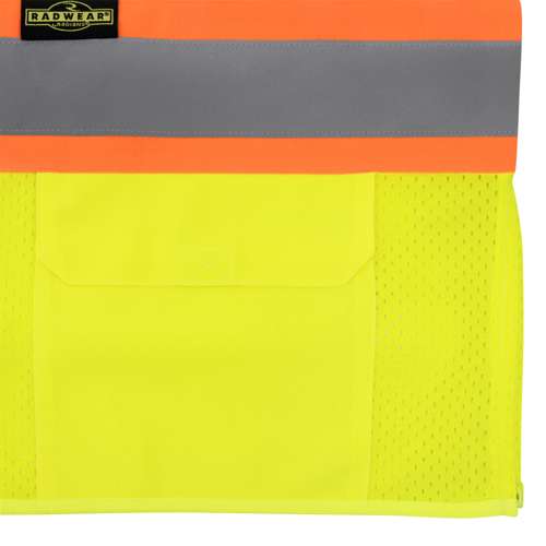SV232-3 SV232-3 Two Tone Surveyor Type R Class 3 Mesh Safety Vest with Dual Side Zippers